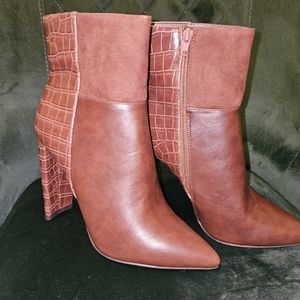 Brown Shoedazzle Booties